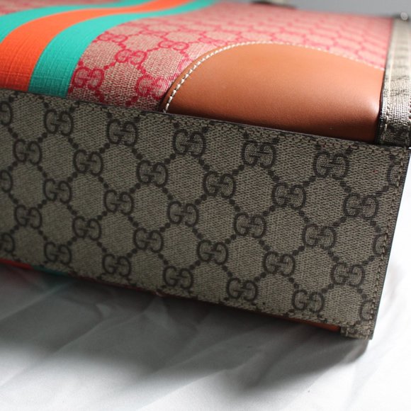 NWT Gucci X Dans LaVert Tote Interlocking GG Supreme Shoulder Bag Web 723885 - Picture 5 of 13